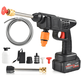 Cordless Car Pressure Washer – High-Performance Car Washer with Double Lithium Rechargeable Batteries for Cars & Solar Panels